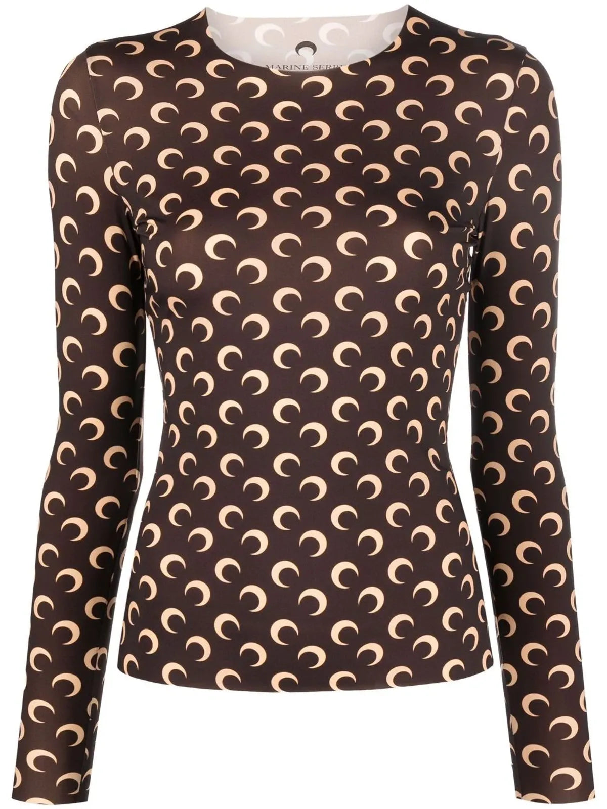 Marine Serre - Crescent Moon Print Jersey Top - S – Kiraa