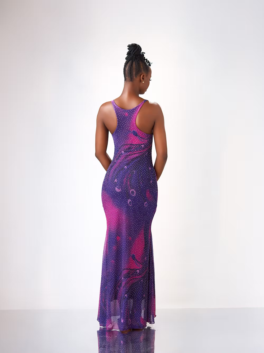 Seta The Label -  ILLUSION DRESS - PURPLE - XS - RPP £115.00