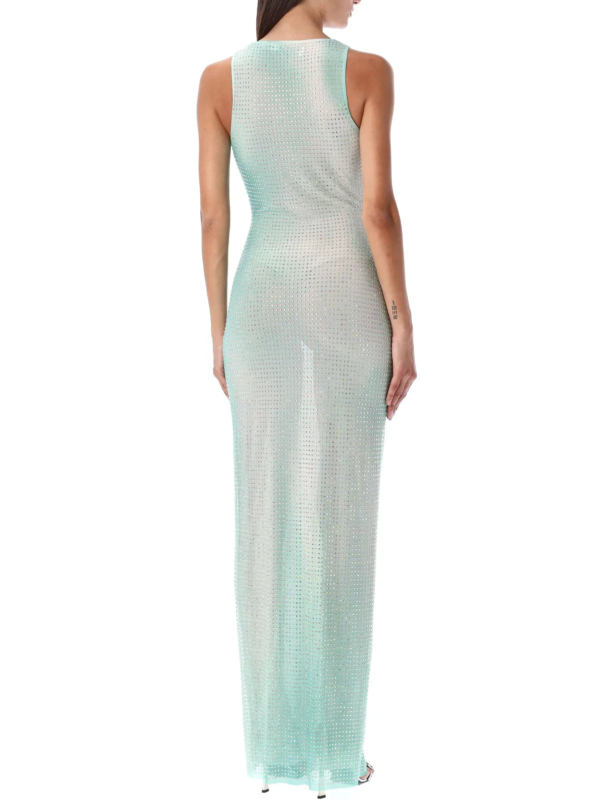 Self-Portrait - Crystal Embellished Maxi Dress - RRP £264