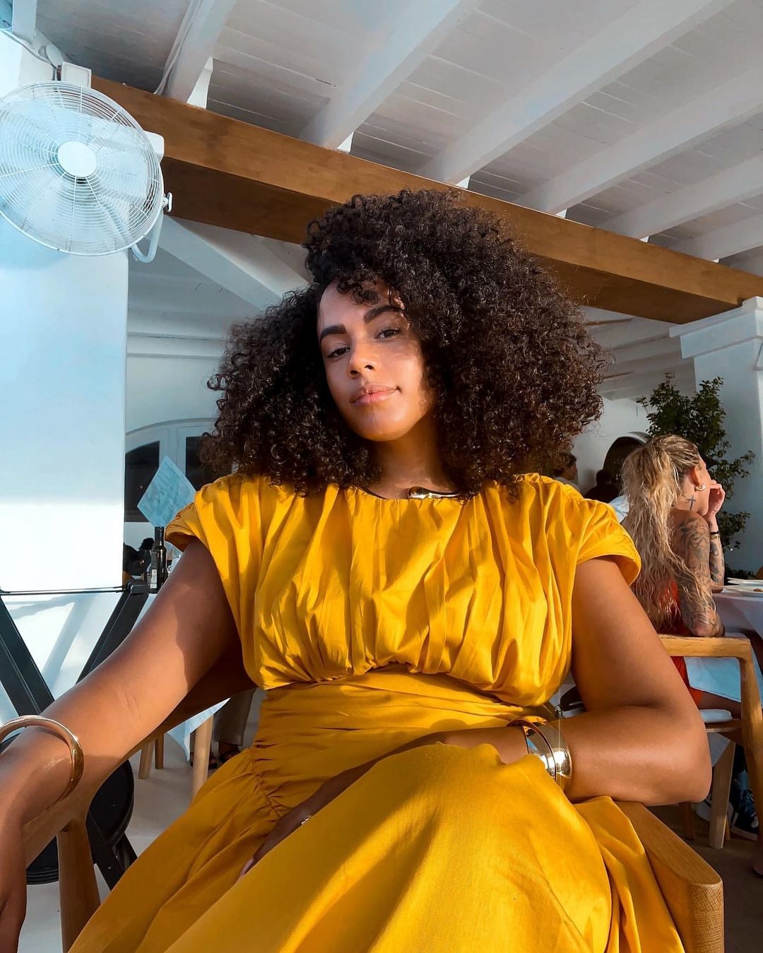 Kai Collective - Adesuwa Ruched Cotten Long Dress - Yellow - L - RPP 250.00 Kai Collective - Adesuwa Ruched Cotten Long Dress - Yellow - L - RPP 250.00