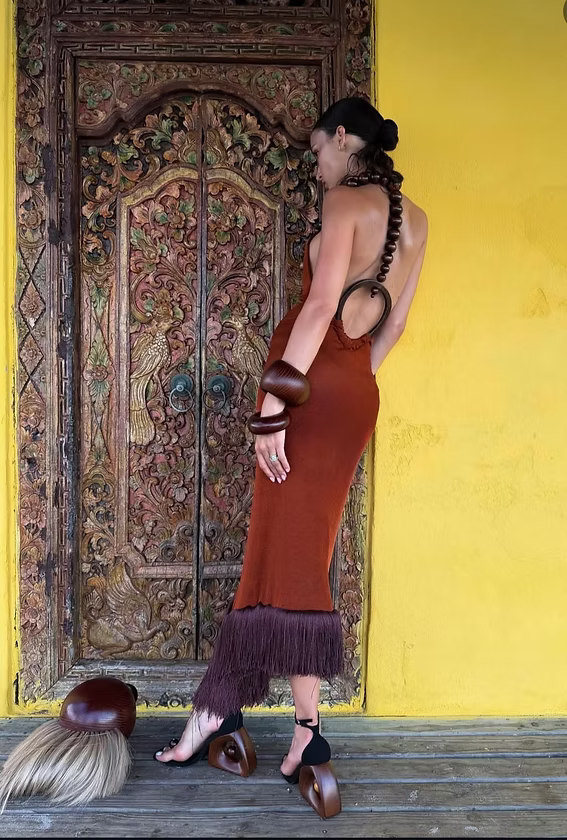 ANKO - Figurine Halter Dress - 8 - RPP £305.60