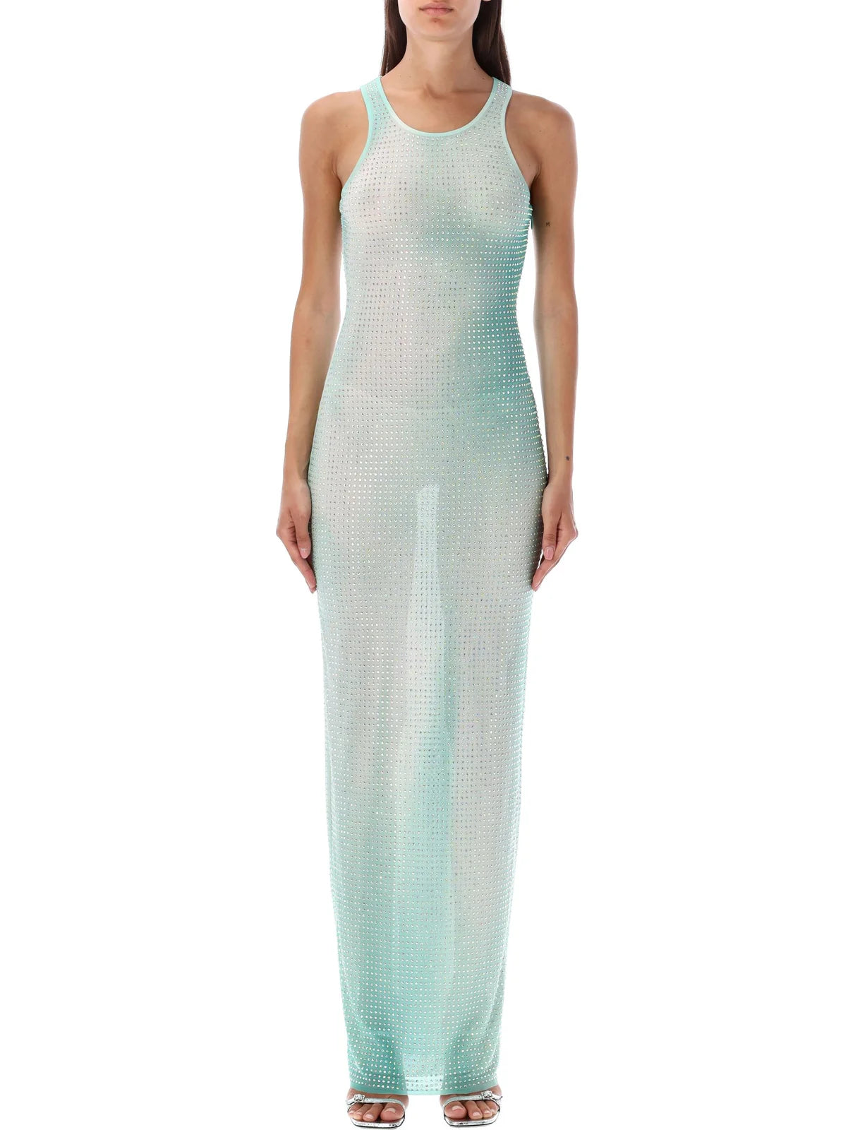 Self-Portrait - Crystal Embellished Maxi Dress - RRP £264