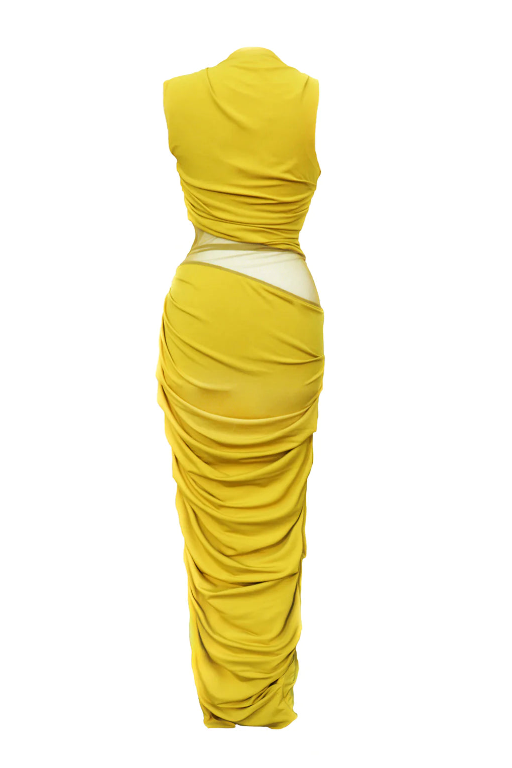 Loudbrandstudios - Oiyl Drape Dress In Olive - RRP £230.00
